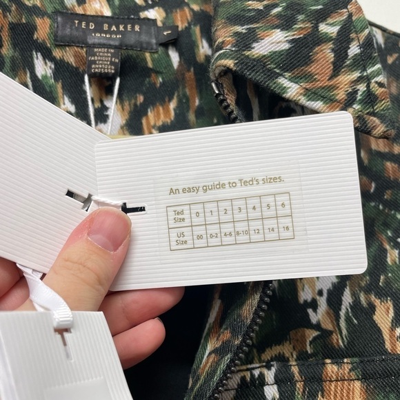 Ted Baker INNIZA Urban Printed Cargo Jacket XS NWT - Picture 7 of 11